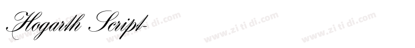 Hogarth Script字体转换